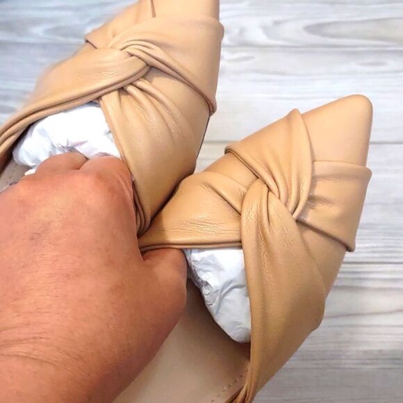 (52-2404) Coutgo Womens Chunky Heels Sandals-Twist Bow Sz 8.5 - Picture 7 of 11